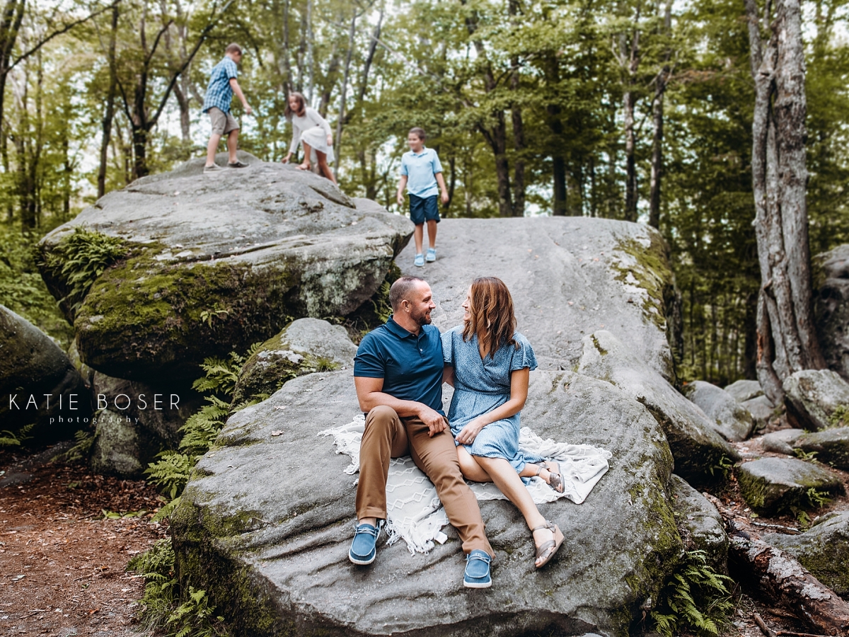 Thunder Rocks at Allegany State Park| Katie Boser Photography |Family Photos